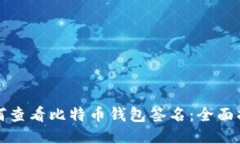 如何查看比特币钱包签名