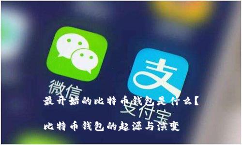最开始的比特币钱包是什么？

比特币钱包的起源与演变